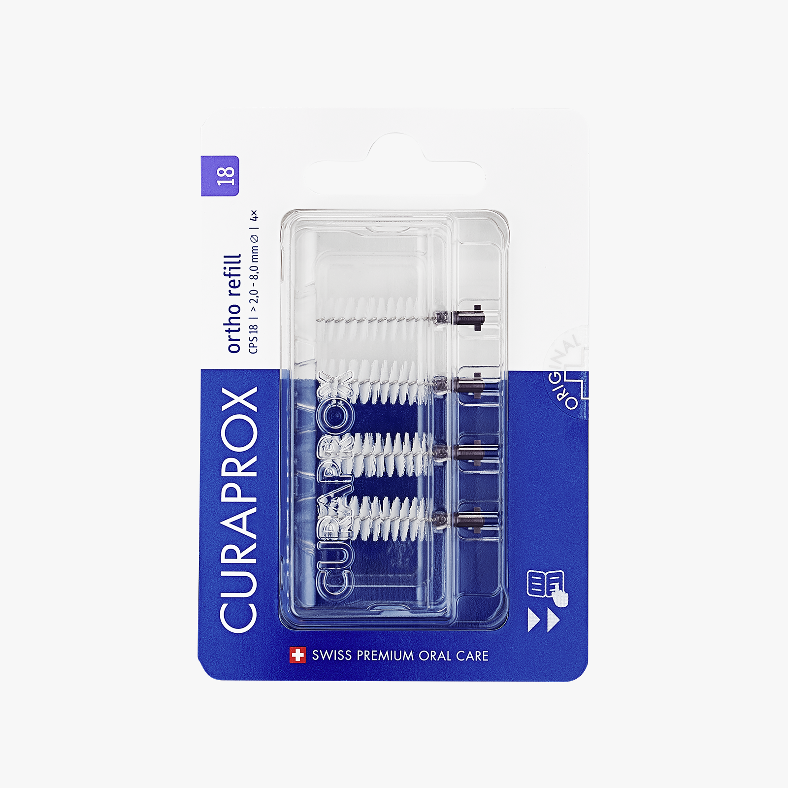IDB Refill Ortho. size 18. 4 pcs
